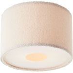 Brilliant Teddy Luce da soffitto Metallo Tessuto Beige | 350mm - Adatto per 2x E27