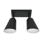 It's about RoMi Luce da soffitto Bremen Ferro Nero | Adatto per 2x E27 