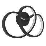 Eglo Luce Da Parete Gianella Acciaio Nero 14.5W 1400lm - 830 Luce Calda - 