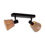 Eglo Luce da soffitto Seagard Acciaio Nero | IP20 - Adatto per 2x E14 
