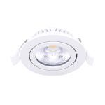 Noxion LED Inclinabile Slim Faretti Bianca Il Giro 5W 550lm 60D - 940 Bianco Freddo | 85mm - IP54 - Dimmerabile - Miglior Resa Cromatica