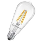 Ledvance Classic LED Edison E27 Pera Filamento Chiara 3.8W 806lm - 827 Bianco Molto Caldo | Sostitutiva 60W