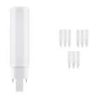 Confezione Multipack 10x Ledvance Dulux-D LED  6W - 830 Luce Calda -  | 2-Pin - Sostitutiva 13W