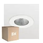 Confezione Multipack 8x Philips Faretti LED Chiara Accent G2 RS060B 6W 550lm 36D - 840 Bianco Freddo | 75mm - Dimmerabile 