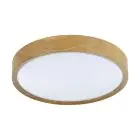 Eglo Luce da soffitto Musurita Acciaio Legna Bianca 14.6W 1600lm - 830 Luce Calda -  | IP20 