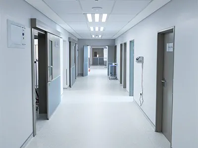 Tubi Noxion Avant in un corridoio